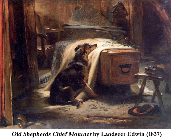 Old Shepherds Chief Mourner by Landseer Edwin (1837)